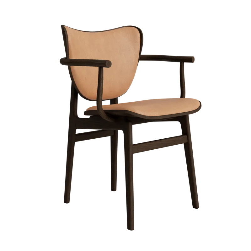 Elephant Armchair von NORR11 in Dark Smoked Oak, Dunes Camel 21004 – Produktfoto 2 von 2