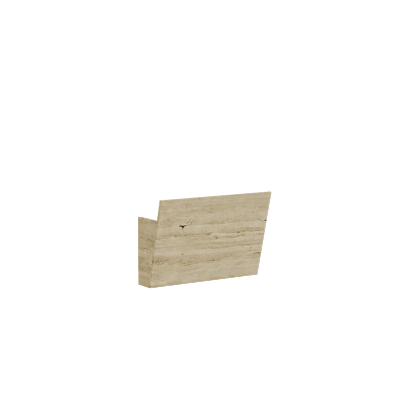 Gallery Wall Lamp van NORR11 in Wall, Travertine – productfoto