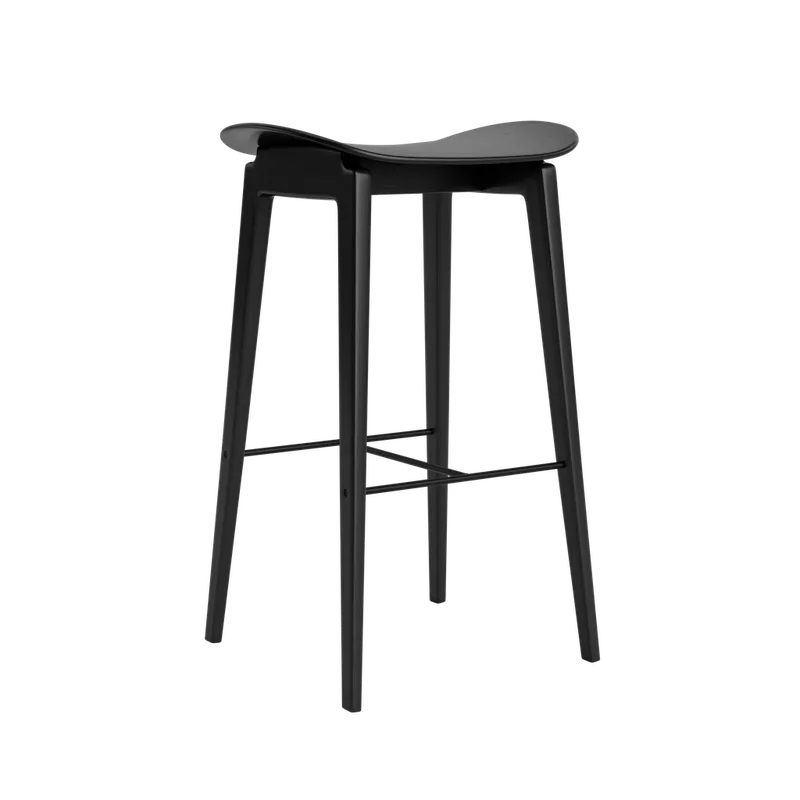NY11 Counter & Bar w/o Backrest by NORR11 in Black Oak, None, H65 – product photo 2 of 2