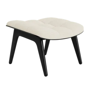 Mammoth Ottoman van NORR11 in Black Oak, Barnum 024 – productfoto 2 van 2