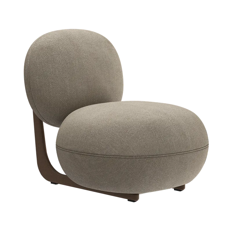 Cooper Lounge Chair | Wood van NORR11 in Dark Smoked Oak, Giada 02/2 – productfoto