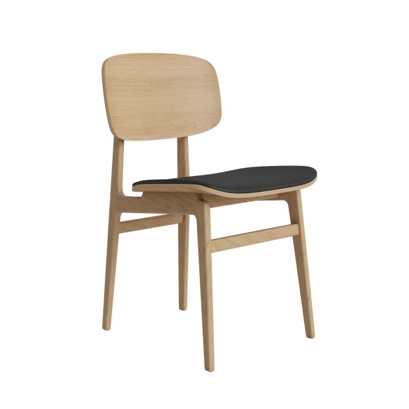 NY11 Chair von NORR11 in Natural Oak, Seat – Dunes Anthracite 21003 – Produktfoto 2 von 2
