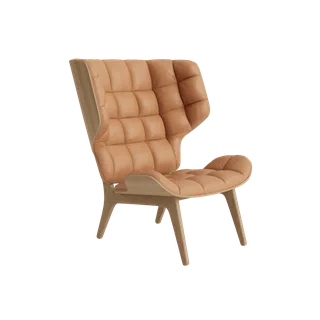 Mammoth Chair by NORR11 in Natural Oak, Dunes Camel 21004 – product photo 2 of 2