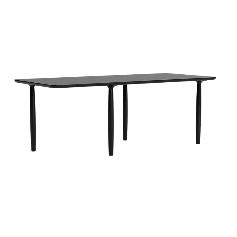 Oku Dining Table Rect. van NORR11 in 200 cm, Black Oak – productfoto