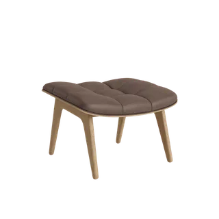 Mammoth Ottoman van NORR11 in Black Oak, Barnum 011 – productfoto 1 van 2