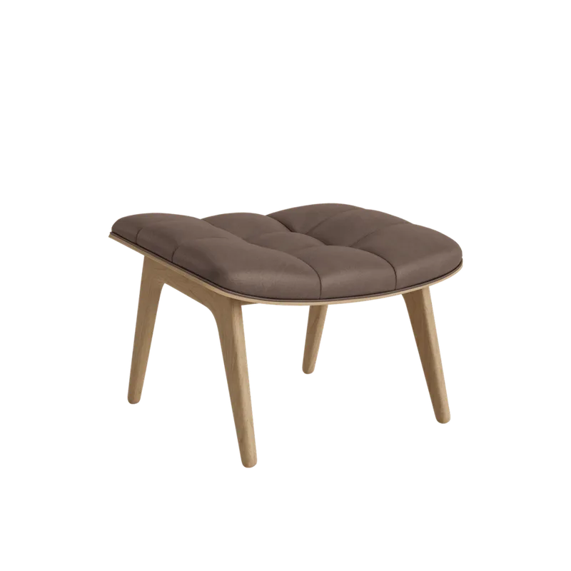 Mammoth Ottoman van NORR11 in Black Oak, Barnum 011 – productfoto 1 van 2