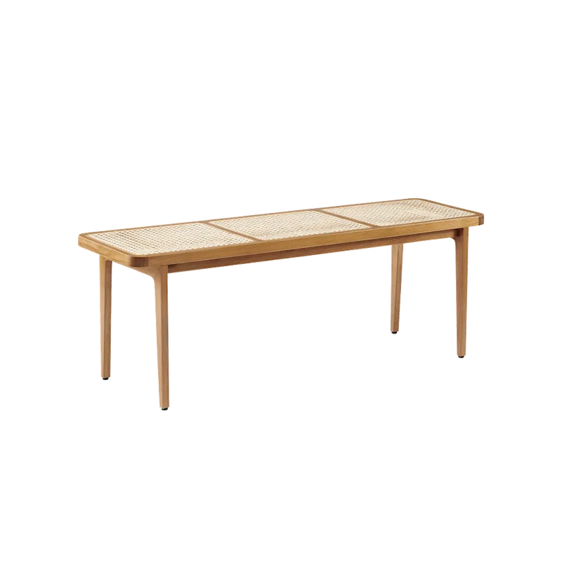 Le Roi Bench van NORR11 in Natural Ash – productfoto