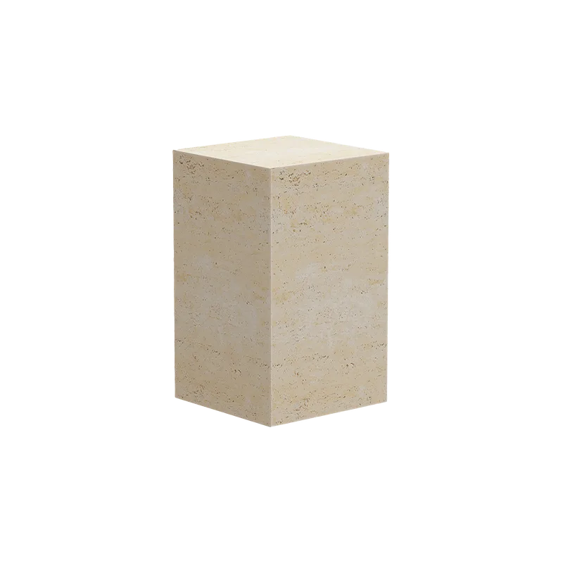 Cubism Side Table de NORR11 en Travertine – photo du produit