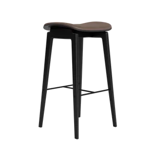 NY11 Counter & Bar w/o Backrest by NORR11 in Black Oak, Dunes Dark Brown 21001, H65 – product photo 2 of 2