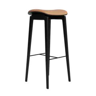 NY11 Counter & Bar w/o Backrest van NORR11 in Black Oak, Dunes Camel 21004, H75 – productfoto 2 van 2