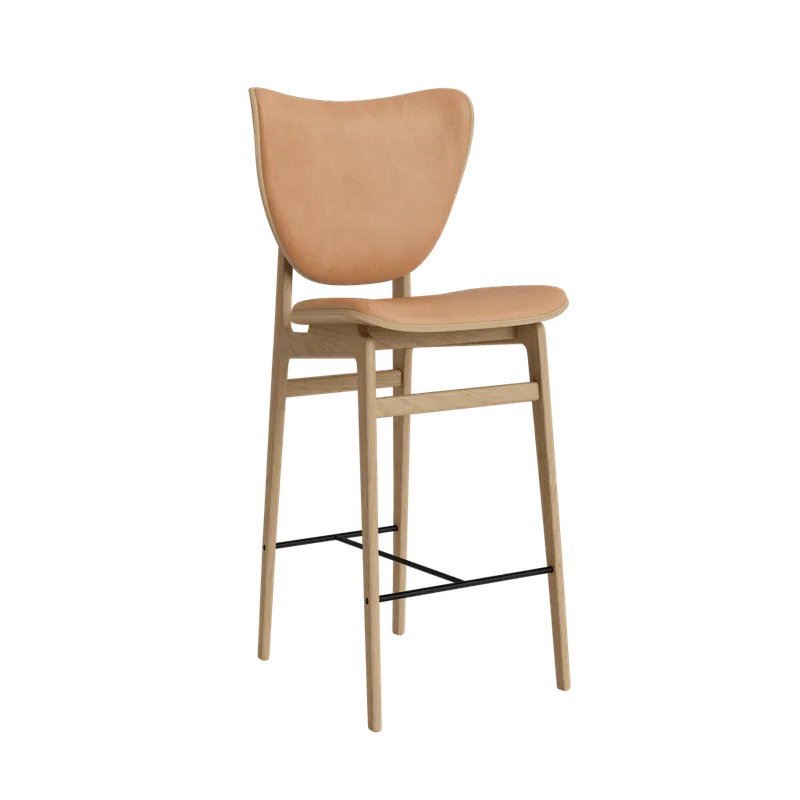 Elephant Counter & Bar by NORR11 in Natural Oak, 65 cm, Front – Dunes Camel 21004 – product photo 2 of 2