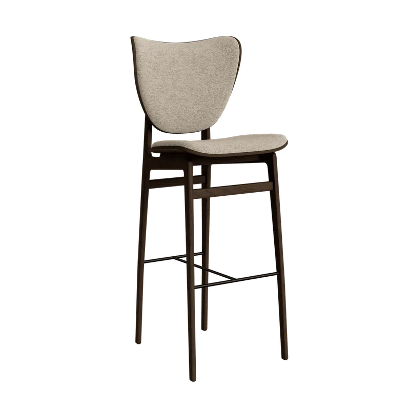 Elephant Counter & Bar by NORR11 in Black Oak, 75 cm, Front – Barnum 024 – product photo