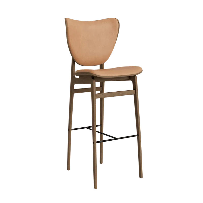 Elephant Counter & Bar by NORR11 in Light Smoked Oak, 75 cm, Front – Dunes Camel 21004 – product photo 2 of 2