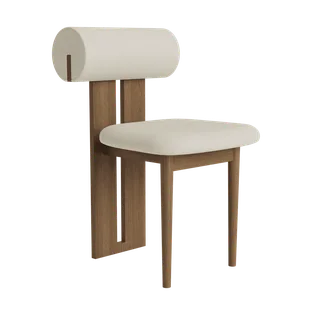 Hippo Chair | Wood van NORR11 in Black Oak, Barnum 003 – productfoto 1 van 2