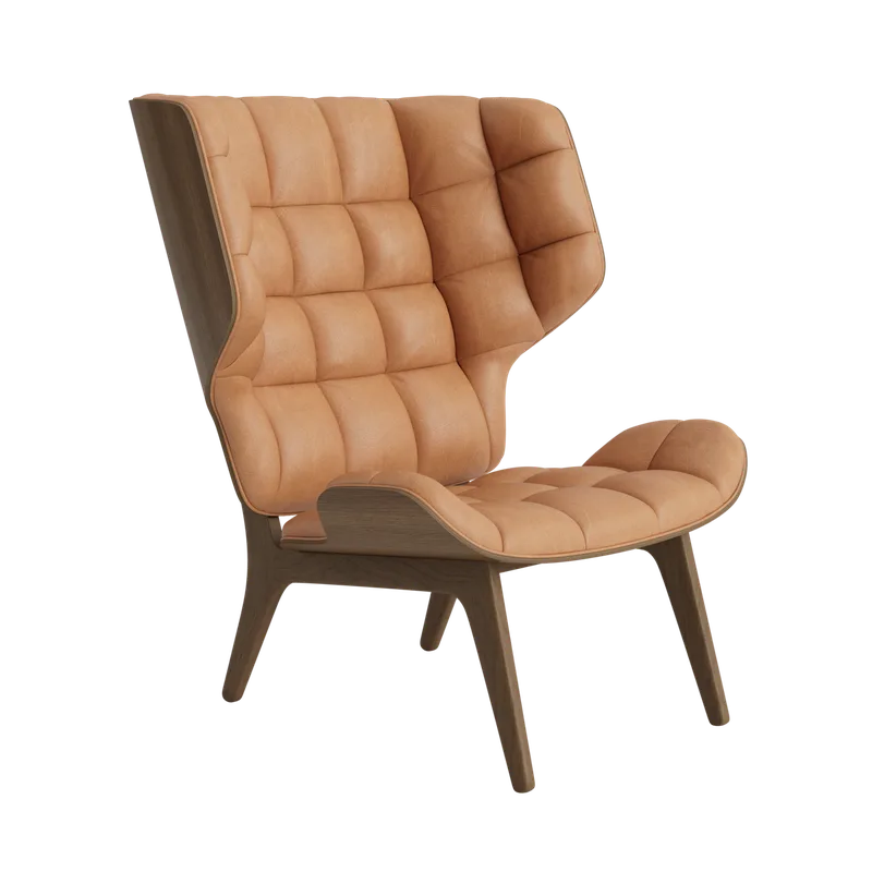 Mammoth Chair by NORR11 in Light Smoked Oak, Dunes Camel 21004 – product photo 2 of 2