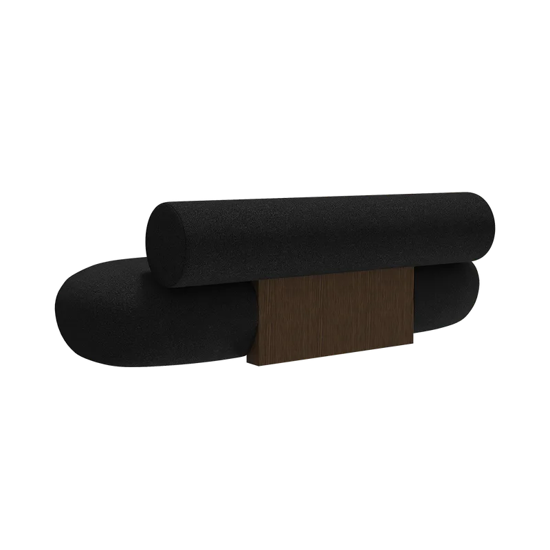 Hippo Sofa | Wood de NORR11 en Dark Smoked Oak, Baru 0390 – photo du produit