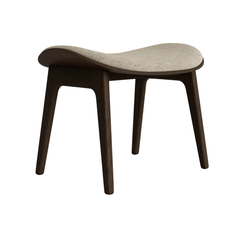Elephant Ottoman by NORR11 in Dark Smoked Oak, Front – Barnum 003 – product photo 2 of 2