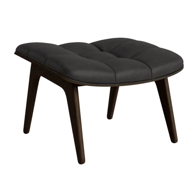 Mammoth Ottoman van NORR11 in Dark Smoked Oak, Dunes Anthracite 21003 – productfoto 2 van 2