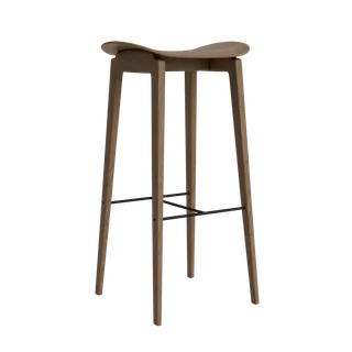 NY11 Counter & Bar w/o Backrest by NORR11 in Light Smoked Oak, None, H75 – product photo 2 of 2