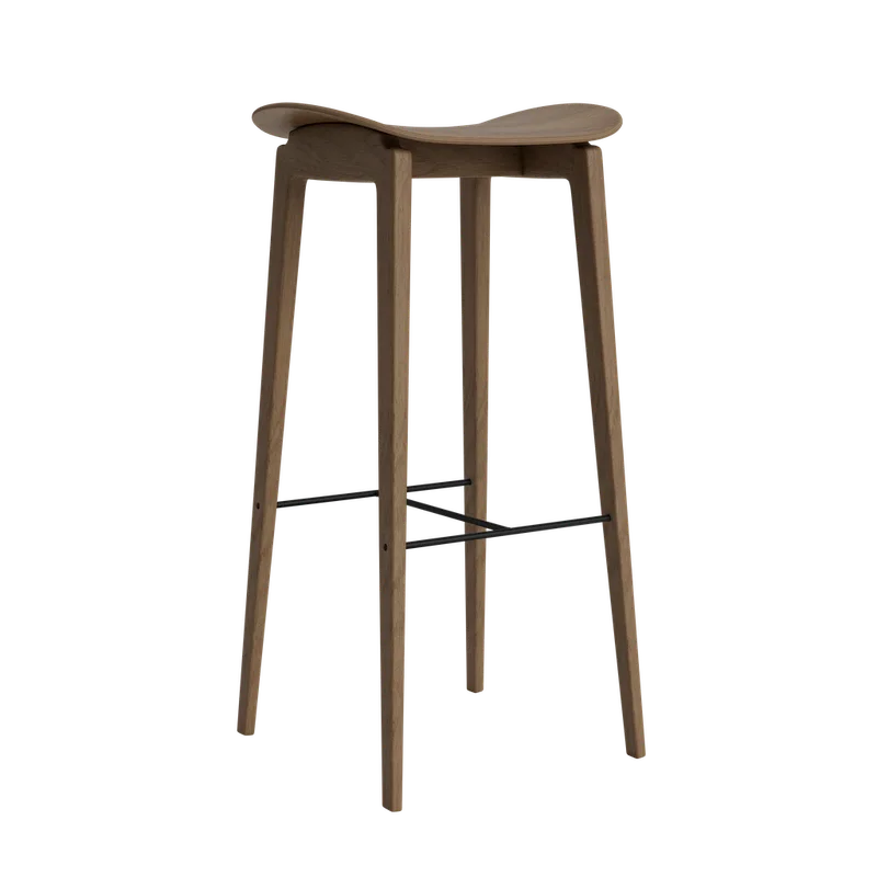 NY11 Counter & Bar w/o Backrest by NORR11 in Light Smoked Oak, None, H75 – product photo 2 of 2