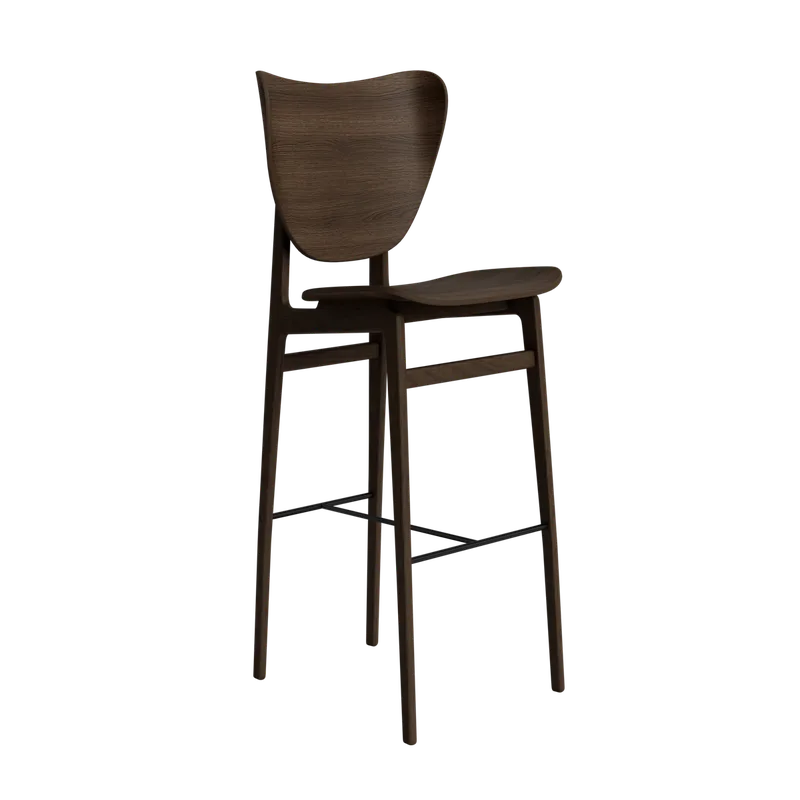 Elephant Counter & Bar van NORR11 in Dark Smoked Oak, 75 cm, No Upholstery – productfoto 2 van 2