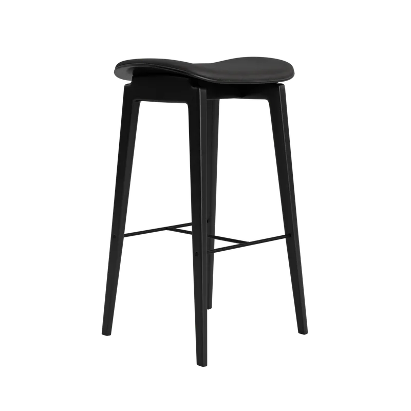 NY11 Counter & Bar w/o Backrest van NORR11 in Black Oak, Dunes Anthrazite 21003, H65 – productfoto 2 van 2
