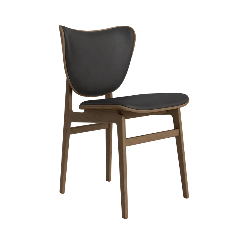 Elephant Chair van NORR11 in Light Smoked Oak, Front – Dunes Anthracite 21003 – productfoto 2 van 2