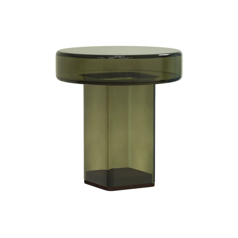 Naked Side Table by NORR11 in Bottle Green – product photo