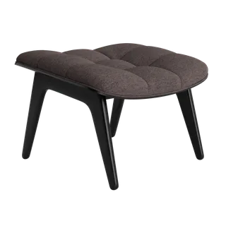 Mammoth Ottoman van NORR11 in Black Oak, Barnum 011 – productfoto 2 van 2