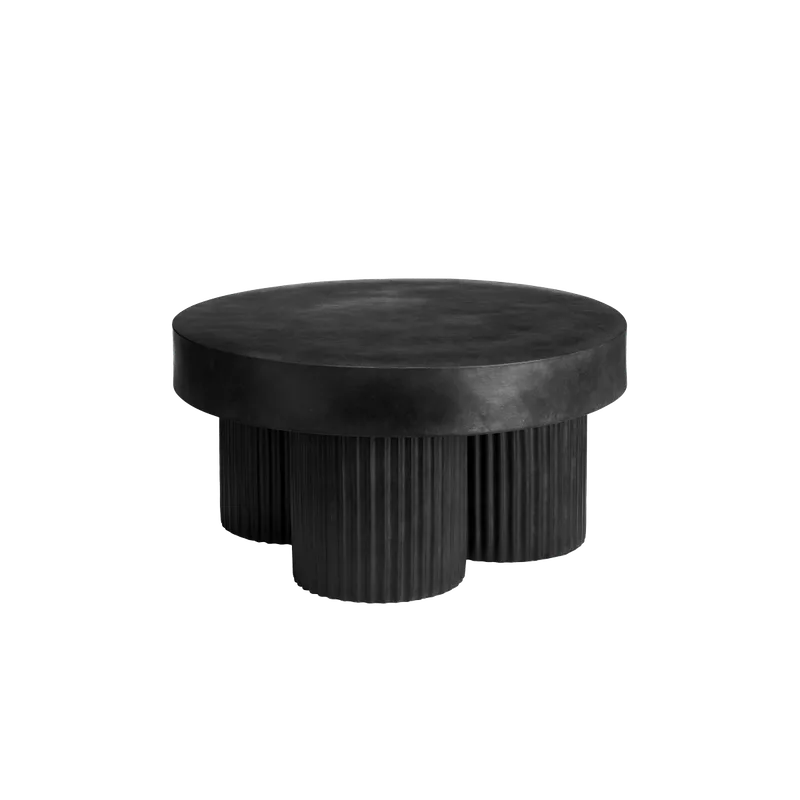 Gear Round Coffee Table | Ø 70 cm van NORR11 in Earth – productfoto