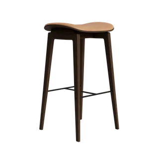 NY11 Counter & Bar w/o Backrest van NORR11 in Dark Smoked Oak, Dunes Camel 21004, H65 – productfoto 2 van 2