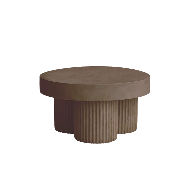 Gear Round Coffee Table | Ø 70 cm von NORR11 in Clay – Produktfoto