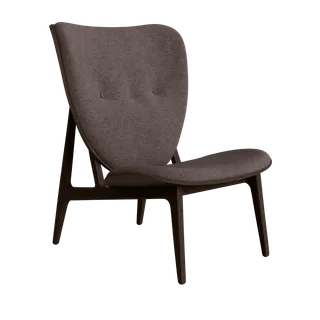 Elephant Lounge Chair de NORR11 en Dark Smoked Oak, Front – Barnum 011 – photo du produit 2 sur 2