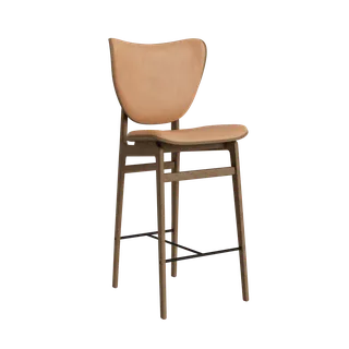 Elephant Counter & Bar by NORR11 in Light Smoked Oak, 65 cm, Front – Dunes Camel 21004 – product photo 2 of 2
