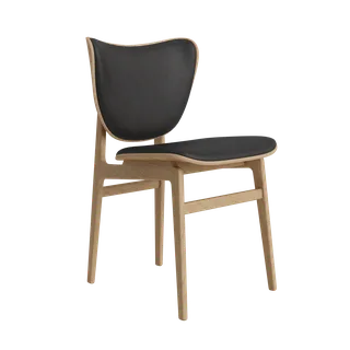 Elephant Chair by NORR11 in Natural Oak, Front – Dunes Anthracite 21003 – product photo 2 of 2