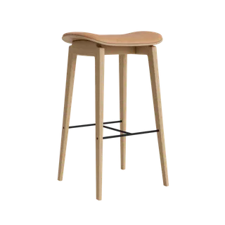 NY11 Counter & Bar w/o Backrest van NORR11 in Natural Oak, Dunes Camel 21004, H65 – productfoto 2 van 2