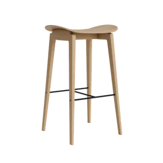 NY11 Counter & Bar w/o Backrest by NORR11 in Natural Oak, None, H65 – product photo 2 of 2