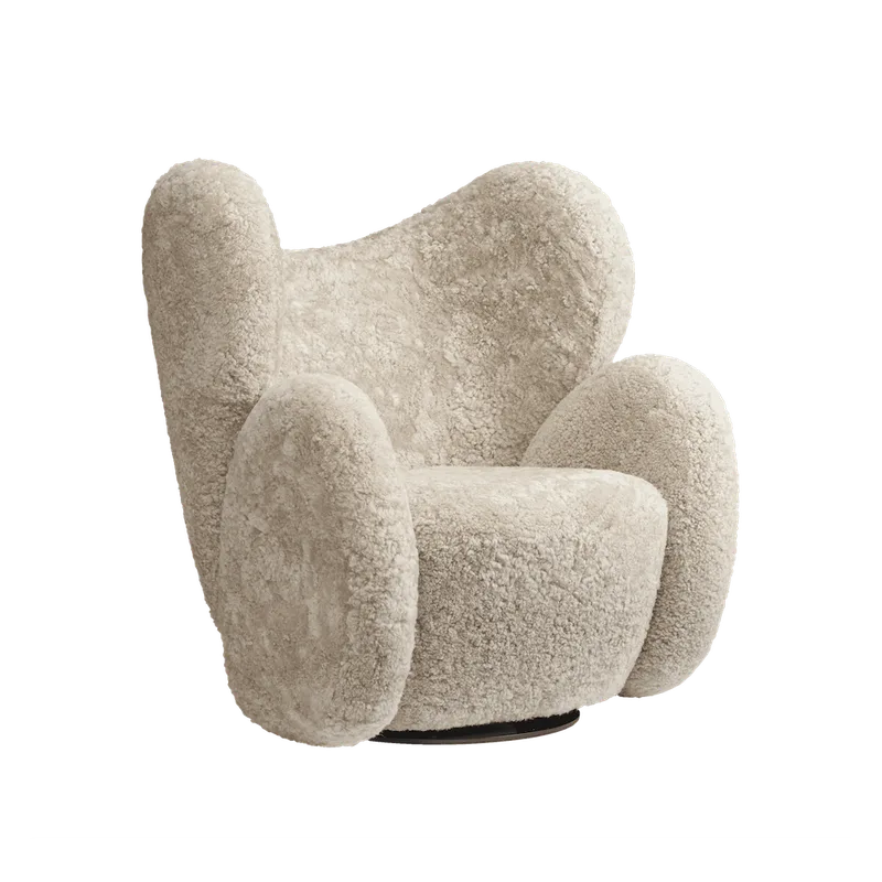 Big Big Chair by NORR11 in Sheepskin Moonlight – product photo