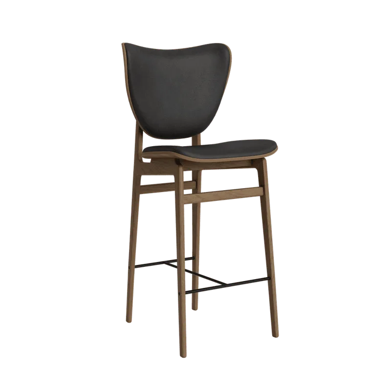 Elephant Counter & Bar by NORR11 in Light Smoked Oak, 65 cm, Front – Dunes Anthracite 21003 – product photo 2 of 2
