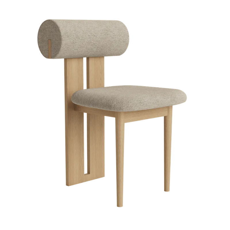 Hippo Chair | Wood van NORR11 in Natural Oak, Barnum 003 – productfoto 2 van 2