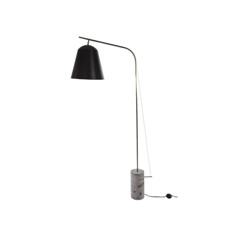 Line Floor Lamp | Two by NORR11 in Black Aluminium – product photo