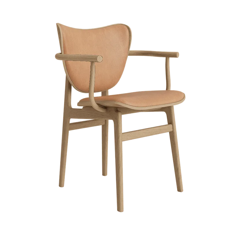 Elephant Armchair von NORR11 in Natural Oak, Dunes Camel 21004 – Produktfoto 2 von 2