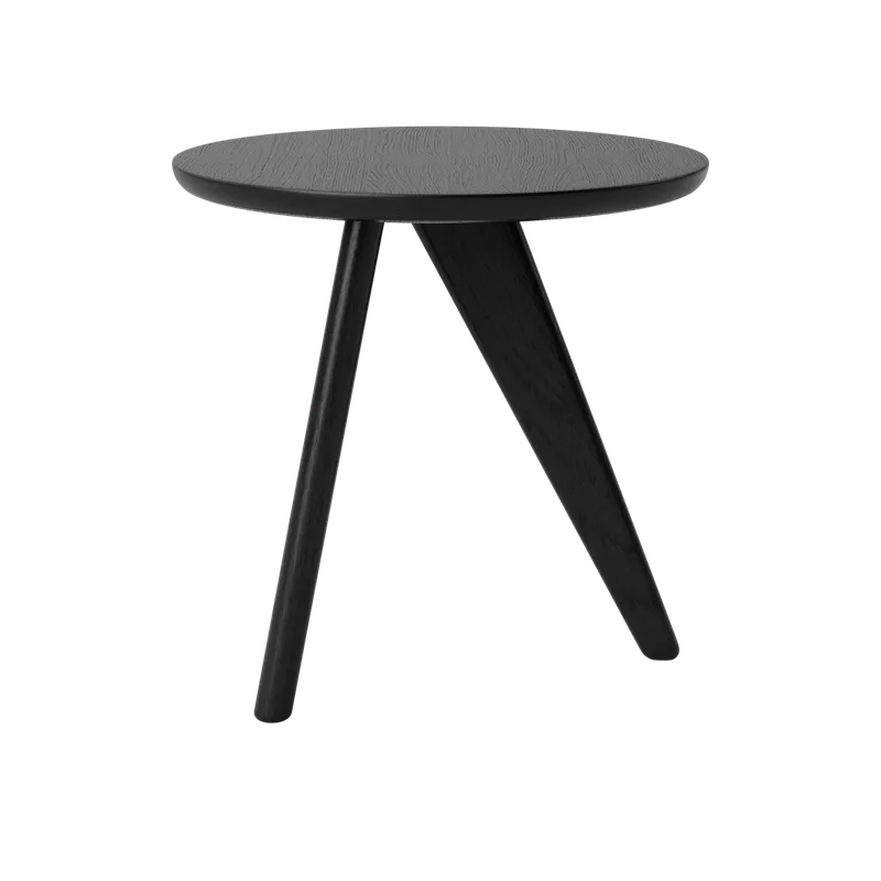 Fin Side Table van NORR11 in Black Oak – productfoto