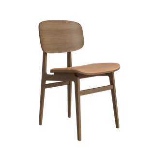 NY11 Chair by NORR11 in Light Smoked Oak, Seat – Dunes Camel 21004 – product photo 2 of 2