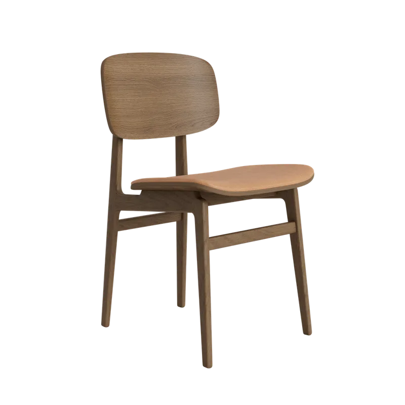 NY11 Chair by NORR11 in Light Smoked Oak, Seat – Dunes Camel 21004 – product photo 2 of 2