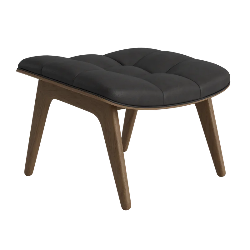 Mammoth Ottoman by NORR11 in Light Smoked Oak, Dunes Anthracite 21003 – product photo 2 of 2
