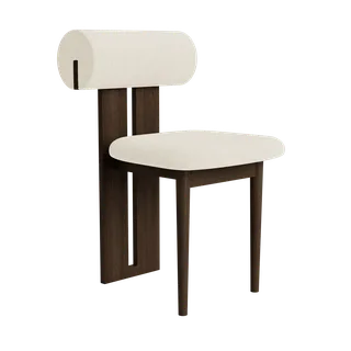 Hippo Chair | Wood von NORR11 in Dark Smoked Oak, Barnum 024 – Produktfoto 2 von 2