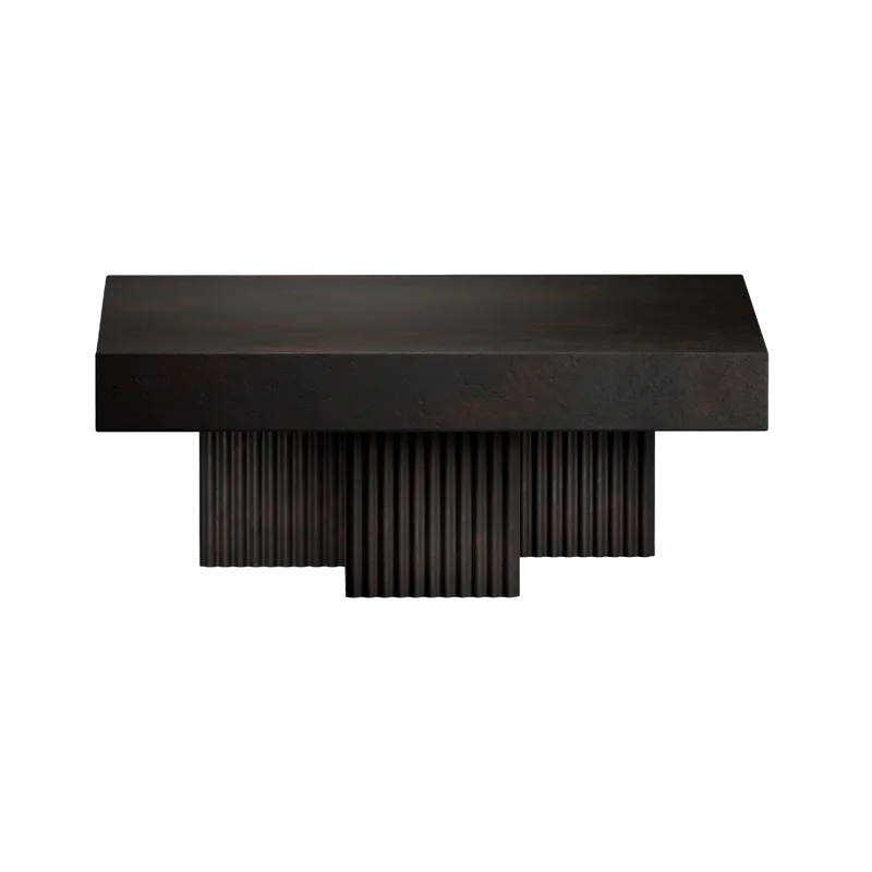Gear Square Coffee Table | W 100 cm de NORR11 en Earth – photo du produit