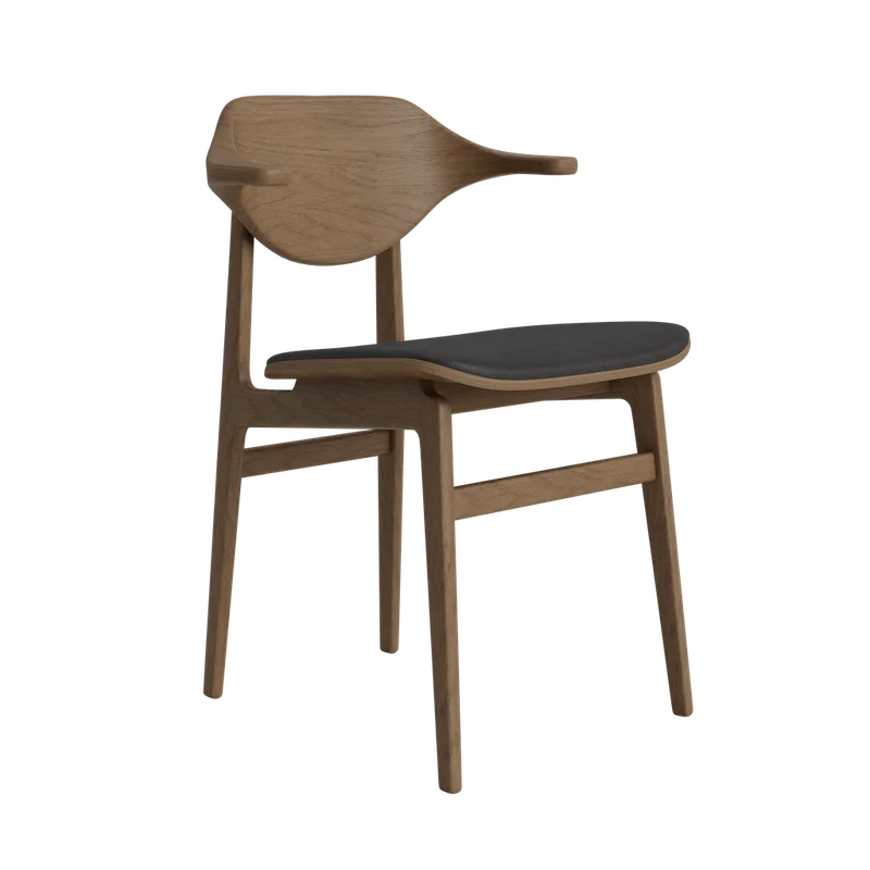 Bufala Chair von NORR11 in Light Smoked Oak, Dunes Anthracite 21003 – Produktfoto