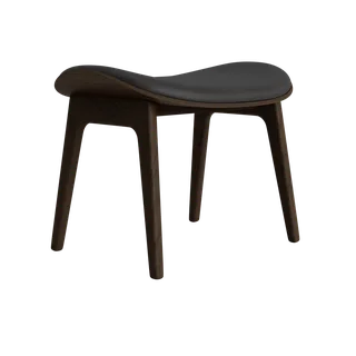 Elephant Ottoman von NORR11 in Dark Smoked Oak, Front – Dunes Anthracite 21003 – Produktfoto 2 von 2
